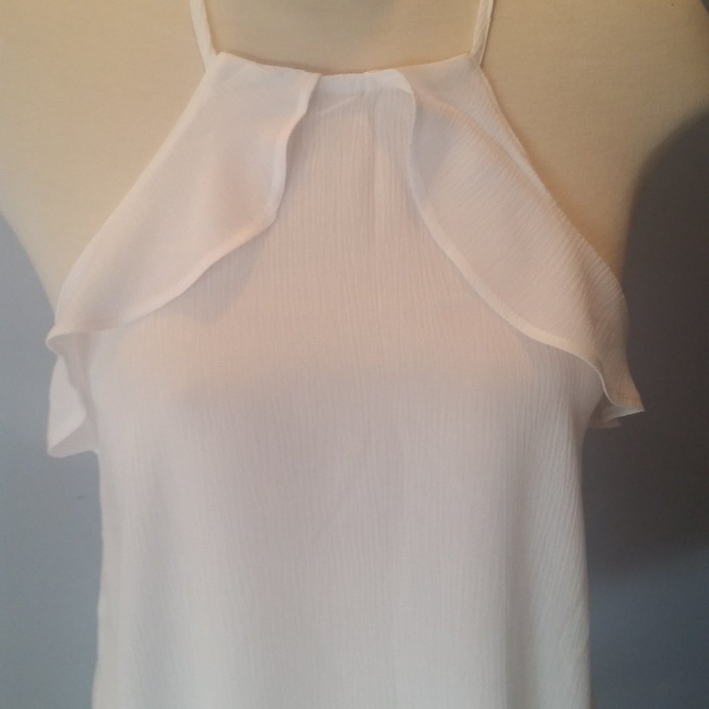 Bright White H&M Divided halter top NWOT